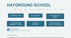 Desktop Screenshot of hayground.org